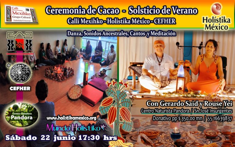 Ceremonia Cacao Verano Sab 22 junio 24
